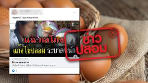 ข่าวปลอม! ตลาดสดใน อ.สังขะ พบไข่ปลอมระบาด