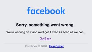 Facebook ล่มพร้อมกันทั่วโลก เมื่อเวลา 22.30 น.