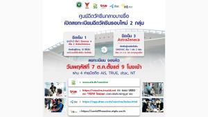 ศูนย์ฉีดวัคซีนบางซื่อ เปิดลงทะเบียนรับเข็ม 3 ผู้ที่ยังไม่เคยฉีดวัคซีนผ่าน 4 ค่ายมือถือ
