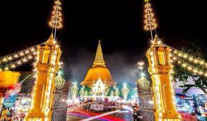 นครปฐมเข้ม งดจัดงานเทศกาลนมัสการองค์พระปฐมเจดีย์ 64 เหตุยังติดพื้นที่สีแดง