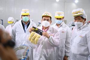 “จุรินทร์” หนุนเพิ่มโรงงานแปรรูปทุเรียนภาคใต้ พร้อมเคาะ 5 มาตรการช่วยชาวประมง