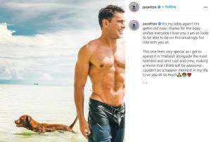 โฆษก รบ.ขอบคุณ “แซค แอฟรอน” โพสต์ภาพทะเลภูเก็ตผ่านไอจีส่วนตัว