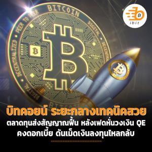 บิทคอยน์ ระยะกลางเทคนิคสวย - ตลาดทุนส่งสัญญาณฟื้น หลังเฟดหั่นวงเงิน QE - คงดอกเบี้ย ดันเม็ดเงินลงทุนไหลกลับ