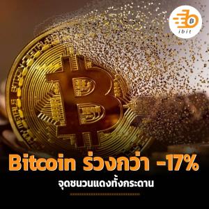 Bitcoin ร่วงกว่า -17% จุดชนวนแดงทั้งกระดาน