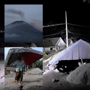 In Pics : สะพรึง! อินโดฯ เจอ "ภูเขาไฟเซมารูระเบิด-แผ่นดินไหว 6 ริกเตอร์" 2 วันติด ดับไปแล้ว 13 อพยพ 10 คนงานเหมืองสำเร็จ บาดเจ็บเฉียดร้อย