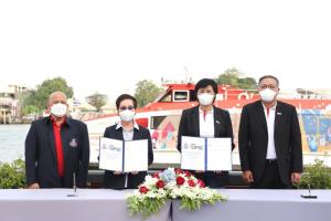 GPSC เซ็น MOU “เรือด่วนเจ้าพระยา” โครงการพัฒนาต้นแบบแบตเตอรี่เรือ