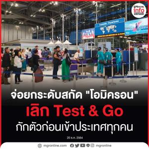 สธ.จ่อยกระดับ! สกัด "โอมิครอน"
