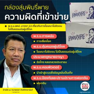 กล่องสุ่มพิมรี่พาย ความผิดที่เข้าข่าย