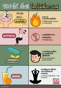 วิธีทำให้ ตื่น!! โดยไม่พึ่งกาแฟ