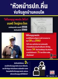 "หัวหน้ารปภ.หื่น ข่มขืนลูกบ้านคอนโด