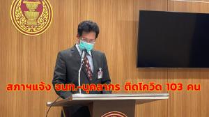 สภาฯแจ้งยอด จนท.-บุคลากร ติดโควิด 103 คน เข้มมาตรการเดินหน้าตรวจ ATK ทุกวัน