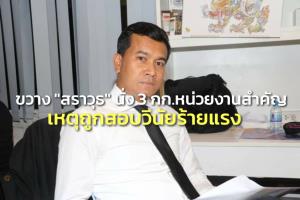 “เชาว์” ขวาง “บิ๊กตู่-วิษณุ” ตั้ง “สราวุธ” 3 กก.หน่วยงานสำคัญ ชี้ ถูกสอบวินัยร้ายแรง ฉะปราบโกงแต่ปาก