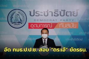 ปชป.ซัด กมธ.ปปช.สอบ “ดร.เอ้” ขัด รธน.ฉะก้าวไกลอ้างการเมืองรุ่นใหม่ แท้จริงหวังผลประโยชน์
