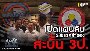 ข่าวลึกปมลับ : เปิดแผนลับ 3 พรรคสำรอง สะบั้น  3ป.