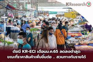 ศูนย์วิจัยกสิกรฯ เผยดัชนี KR-ECI วูบต่ำสุด ครัวเรือนกังวลค่าครองชีพสูง