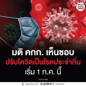 เราต้องอยู่ร่วมกับโควิดสินะ