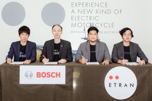 ETRAN ผนึก Bosch นำขุมพลังมอเตอร์อัจฉริยะเทคโนโลยีเยอรมันพลิกโฉมรถจักรยานยนต์ไฟฟ้าไทยสู่มาตรฐานโลก