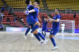 "ฟุตซอลไทย" รัวแซงดับ "มาเลเซีย" 4-2 คว้าแชมป์กลุ่มดวลเวียดนาม