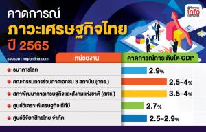 คาดกาณ์ภาวะเศรษฐกิจไทย ปี 2565