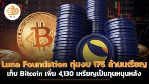 Luna Foundation ทุ่มงบ 176 ล้านเหรียญ เก็บ Bitcoin 4,130 เหรียญเป็นทุนหนุนหลัง