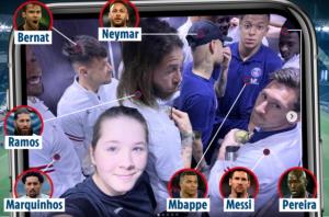 แต้มบุญสูงมาก!! นักกอล์ฟสาวเซลฟี่แข้ง PSG ในลิฟต์ งานนี้โม้จนวันตาย