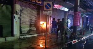 เพลิงไหม้วอดร้านรับปักเสื้อกลางเมืองชลบุรีช่วงกลางดึกที่ผ่านมา เจ้าของร้านถูกไฟคลอกดับอนาถ