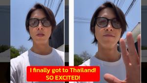 "ยามะพี" โพสต์คลิปเดินเล่นในไทย บอกอากาศร้อนมากแต่รู้สึกดี