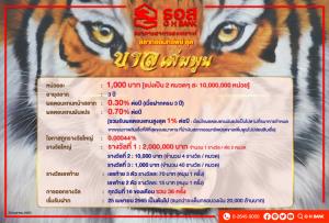 “2 วันขายได้พันล้าน” สลากออมทรัพย์ ธอส. ชุดขาลเพิ่มพูน