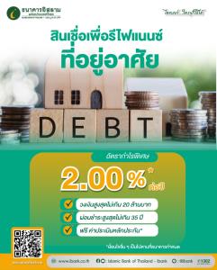 ไอแบงก์จัดแพกเกจรีบ้าน-พ่วงบัตร-หนี้สินเชื่อบุคคล อัตรากำไรเริ่มต้น 2.00%