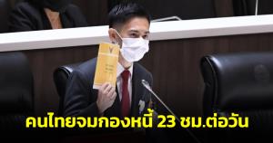 “อิสระ” ห่วงคนไทยจมกองหนี้ 23 ชม.ต่อวัน จัดงบไม่พูดถึงแก้หนี้ แค่เตือนคว่ำเท่ากับถอดออกซิเจน ปชช.