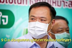 วันประวัติศาสตร์ 9 มิ.ย. “อนุทิน” เป็น ปธ.ประชุม คกก.บูรณาการนโยบายพืชกัญชาและกัญชง นัดแรก