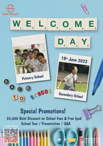 สาธิต ม.รังสิต จัดกิจกรรม Welcome Day ประจำเดือนมิถุนายน 2565
