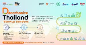 ทรู ดิจิทัล พาร์ค พร้อมกับ นิวเอนเนอร์จี้ เน็กซัส (ประเทศไทย) เปิดตัว “Decarbonize Thailand Startup Sandbox”