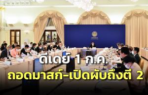 ศบค.เคาะ สีเขียวทั่วประเทศ เปิดผับ-บาร์ ได้ถึงตี 2 ถอดมาสก์ที่โล่งได้ตามสมัครใจ