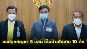 กมธ.กัญชา เผย ปชช.แห่เข้าเว็บ “ปลูกกัญ” 39 ล้านครั้ง ขอปลูก 9 แสนราย เล็งบ้านละไม่เกิน 10 ต้น รายใหญ่ต้องให้ผลตอบแทนรัฐ