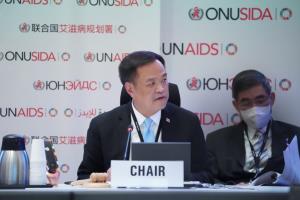 “อนุทิน” นั่งประธาน UNAIDS PCB เรียกร้องทั่วโลกขับเคลื่อน 3 ประเด็น ลดภัยคุกคามจากโรคเอดส์