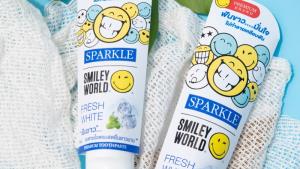 คิวท์มากแม่! ยาสีฟันคอลเล็กชันพิเศษ Sparkle X Smileyworld Limited Edition
