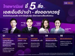 ไทยพาณิชย์ชี้ 5 สิ่งเอสเอ็มอีนำเข้า-ส่งออกควรรู้รับมือต้นทุนพุ่ง-อัตราแลกเปลี่ยนผันผวน