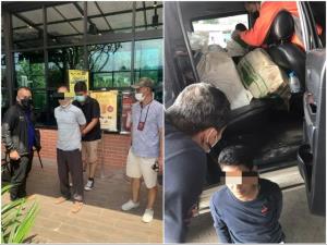 จับแก๊งขนยานรกคาตลาดพระราม 5 ยึดไอซ์ 139 กก. ยาบ้า 8 พันเม็ด