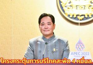 รัฐบาลเผยใช้จ่ายโครงกระตุ้นการบริโภคสะพัด 4 หมื่น ล.แห่ลงบัตรคนจน 21.5 ล.ช่วยกลุ่มเปราะบางตกหล่น