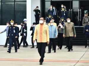 นายกฯ เป็นประธานร่วมพิธีวางศิลาฤกษ์สะพานมิตรภาพแห่งที่ 5 บึงกาฬ-บอลิคำไซ