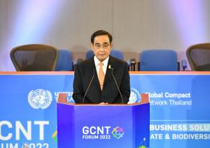 นายกฯ กล่าวปาฐกถาพิเศษเวที GCNT Forum 2022 มุ่งบรรลุ “เป้าหมายกรุงเทพฯ ว่าด้วยเศรษฐกิจ BCG”