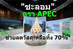 ผลงานชะลอม ตราสัญลักษณ์ APEC 2022 Thailand ผลิตจากนวัตกรรม CPAC 3D Printing Solution