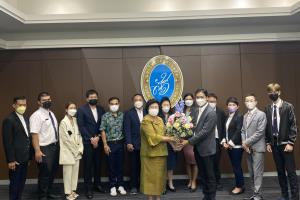 ประธานคณะกรรมการส่งเสริมกิจการ ม.สวนดุสิต ร่วมยินดีตำแหน่งใหม่