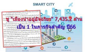 มท.ชู “เมืองน่าอยู่อัจฉริยะ” มูลค่า 7.4 พันล้าน เป็น 1 ในภารกิจสำคัญ ปี 66 เคาะ 32 พื้นที่แรก 13 จังหวัด