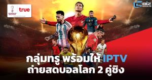 True พร้อมให้ IPTV ถ่ายสดฟุตบอลโลก 2 นัดสุดท้าย แค่ทำหนังสือแจ้ง