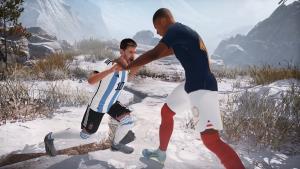 ขมคลิป! "เมสซี" แลกหมัด "เอ็มบัปเป้" ในเกม God of War