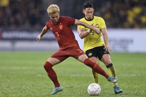 ไทยประเดิมเเย่บุกเเพ้มาเลเซีย 0-1 ลุ้นเเก้ตัวเกมที่ 2 ในบ้าน