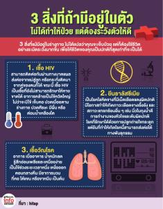 3 สิ่งที่ถ้ามีอยู่ในตัว  ไม่ได้ทำให้ป่วย แต่ต้องระวังตัวให้ดี