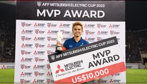 "ธีราทร" คว้า MVP "ธีรศิลป์-เทียน ลินห์" คว้าดาวซัลโวร่วม บอลอาเซียน